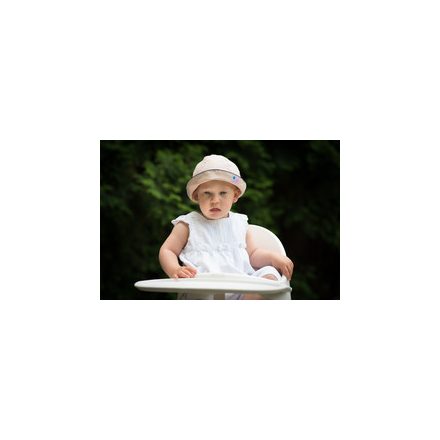 Egyszínû drapp baby kalap Mini 48 cm-es fejkör
