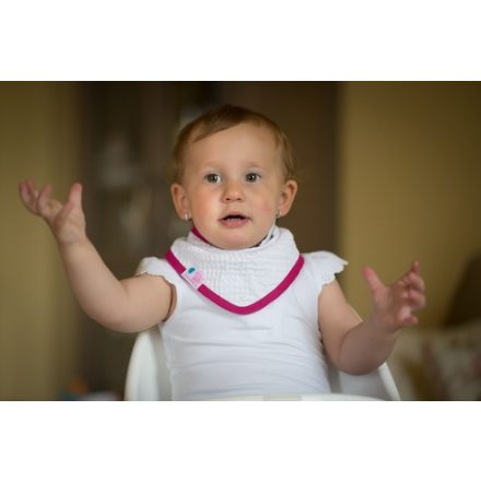 Darázs baba nyálkendõ pink szegéllyel 