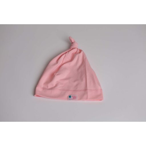Csomós sapka, egyszínű, világos-pink