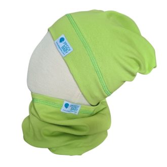 Beanie, kiwizöld, egyszínű