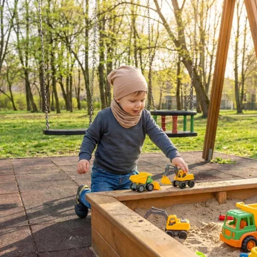 Beanie, homok, egyszínű