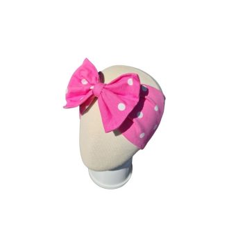Masnis fejpánt, pöttyös, pink