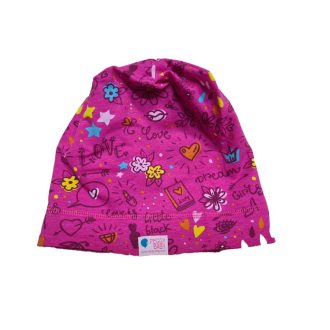 Csősapka kétrétegű extra, fuchsia, pink