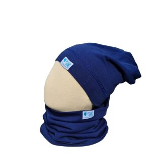 Beanie kétrétegű extra, kék