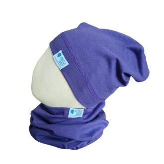 Csősál, indigókék, egyszínű