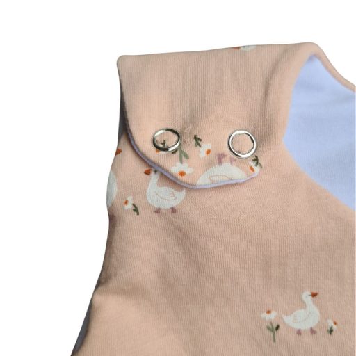 Kamáslis tipegő hálózsák, 1TOG, rózsaszín, liba