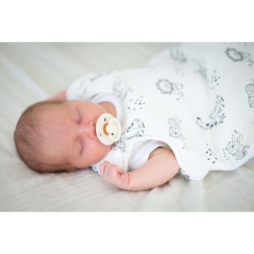 Baby hálózsák, 2TOG, állatka, fehér