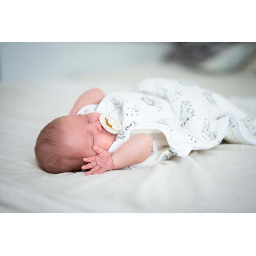 Baby hálózsák, 2TOG, állatka, fehér