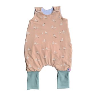 Kamáslis tipegő hálózsák, 2TOG, rózsaszín, liba